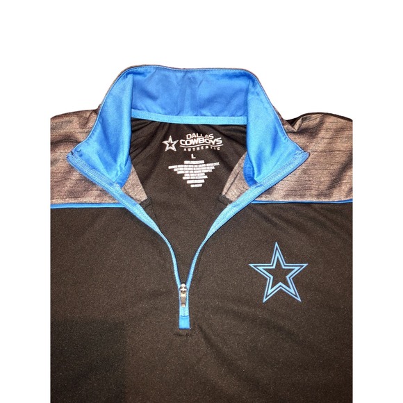 Men's Authentic Dallas Cowboys Lightweight Pullover - Picture 2 of 4